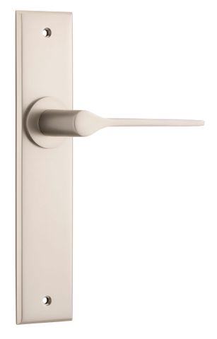 Door TRA14758 Lever Como Chamfered Latch Satin Nickel H240xw50xp61mm