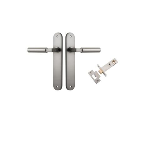Door TRA14766KPASS60 Lever Berlin Oval Satin Nickel L120xp57mm Passage Kit