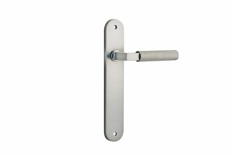 Door TRA14768 Lever Brunswick Oval Latch Satin Nickel H237xw40xp60mm