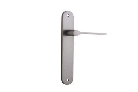 Iver TRA14770 Door Lever Como Oval Latch Satin Nickel H240xw40xp59mm