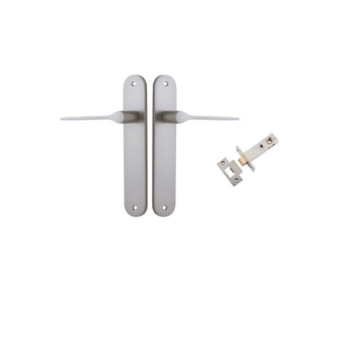 Door TRA14770KPASS60 Lever Como Oval Satin Nickel L119xp59mm Passage Kit