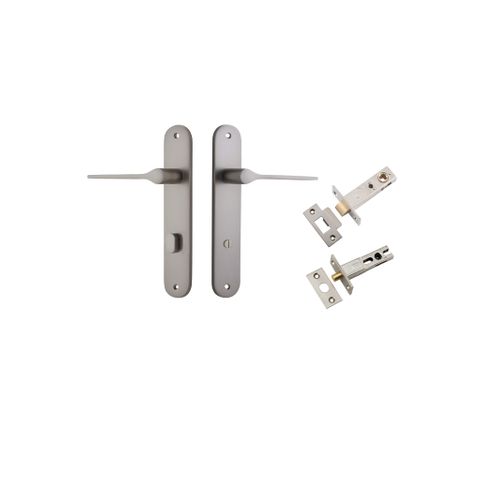 Door TRA14770KPRIV60 Lever Como Oval Privacy Satin Nickel L119xp59mm Kit