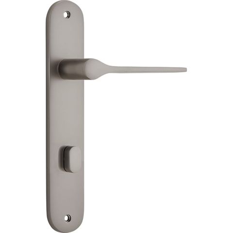 Door TRA14770P85 Lever Como Oval Privacy Satin Nickel CTC85 H240XW40XP59