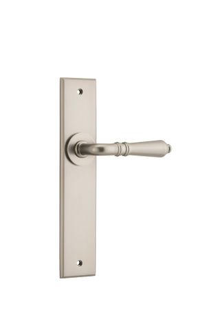 Door TRA14780 Lever Sarlat Chamfered Latch Satin Nickel H240XW50XP55M