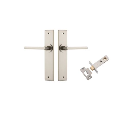 Door TRA14782KPASS60 Lever Baltimore Chamfered Satin Nickel L118xp56mm