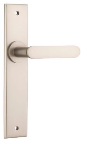 Door TRA14784 Lever Bronte Chamfered Latch Satin Nickel H240XW50XP55