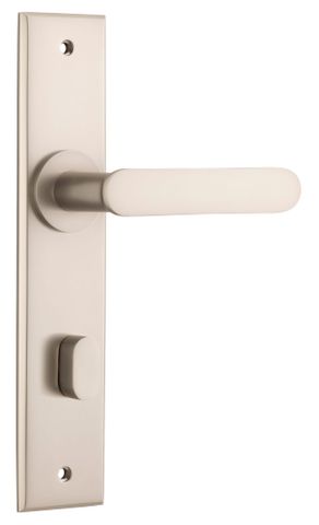 Door TRA14784P85 Lever Bronte Chamfered Privacy Satin Nickel H240XW50X55