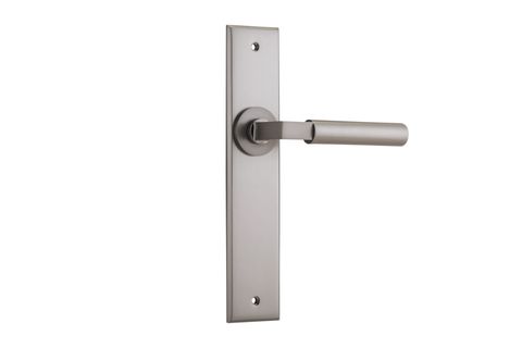 Door TRA14794 Lever Berlin Chamfered Latch Satin Nickel H240XW50XP59
