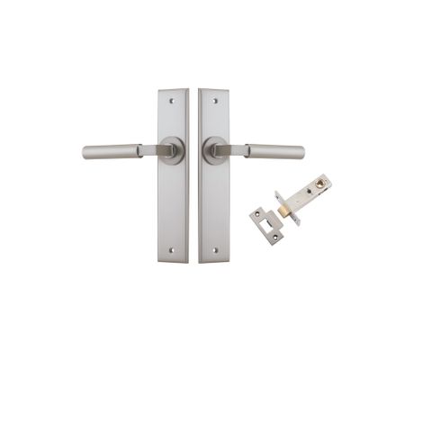 Door TRA14794KPASS60 Lever Berlin Chamfered Satin Nickel L120xp59mm Pass Kit