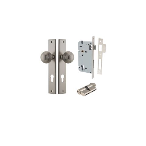 Dr TRA14824KENTR60KK Knob Guildford Rectg Euro Sn CTC85 H240XW38XP60 Entr Kit