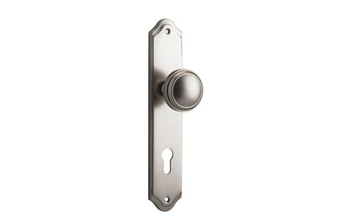 Dr TRA14826E85 Knob Paddington Shouldered Euro Sn Ctc85mm H240xw50xp68mm