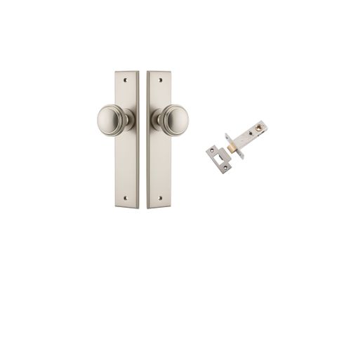 Door TRA14831KPASS60 Knob Paddington Chamfered Satin Nickel D55XP63 Pass Kit