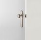 Door TRA14832 Knob Paddington Oval Latch Satin Nickel H240xw40xp68mm