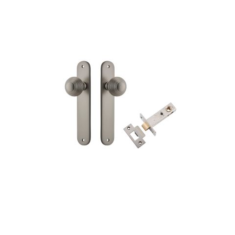 Dr TRA14836KPASS60 Knob Gldfd Ovl Lch Sn H240XW40XP60 Passage Kit