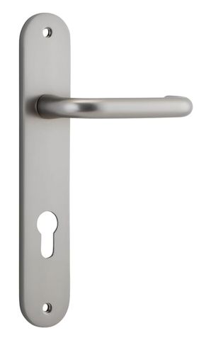 Door TRA14846E85 Lever Oslo Oval Euro Sn Ctc85mm H240xw40xp57mm