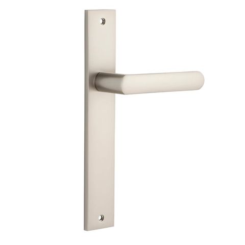 Door TRA14860 Lever Osaka Rectangular Latch Pr Sn H240xw38xp55mm