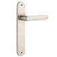 Door TRA14864 Lever Osaka Oval Latch Pair Satin Nickel H240xw40xp55mm
