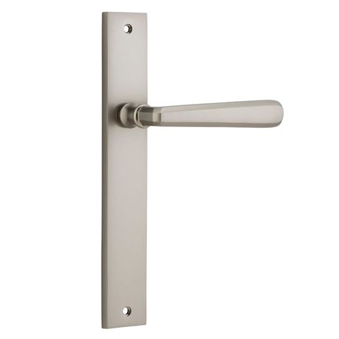 Door TRA14872 Lever Copenhagen Rectangular Latch Pr Sn H240xw38xp61mm