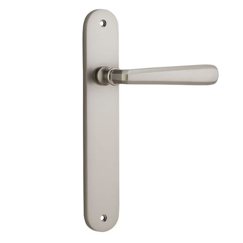 Door TRA14876 Lever Copenhagen Oval Latch Pr Sn H240xw40xp61mm