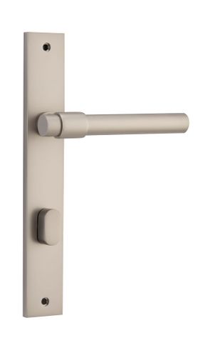 Door TRA14896P85 Lever Helsinki Rect Priv Pr Sn Ctc85mm H240xw38xp44mm