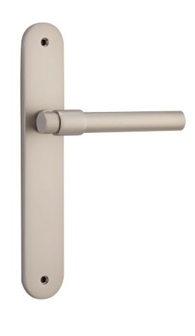 Door TRA14900 Lever Helsinki Oval Latch Pr Sn H240xw40xp44mm