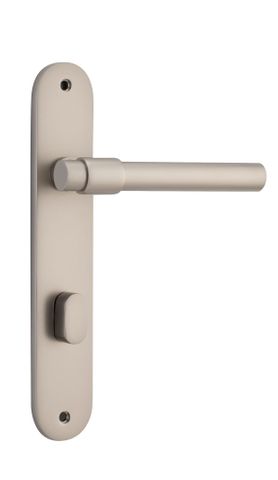 Door TRA14900P85 Lever Helsinki Oval Priv Pr Sn Ctc85mm H240xw40xp44mm