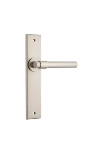 Iver TRA14904 Door Lever Helsinki Chamfered Latch Satin Nickel