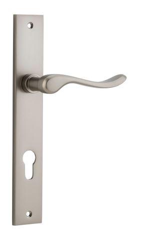 Door TRA14920E85 Lever Stirling Rect Euro Pr Sn Ctc85mm H240xw38xp64mm