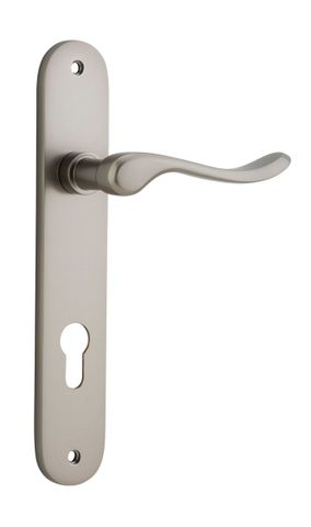Door TRA14924E85 Lever Stirling Oval Euro Pr Sn Ctc85mm H240xw40xp64mm