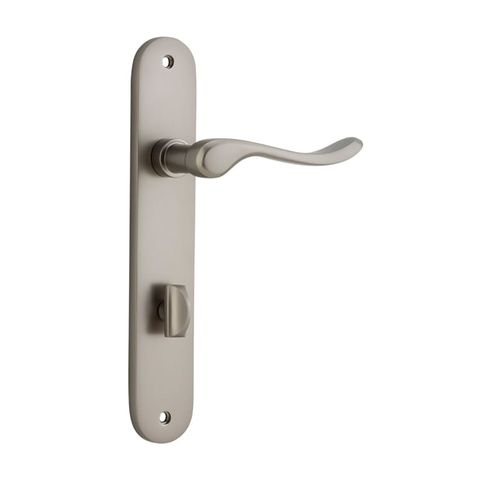Door TRA14924P85 Lever Stirling Oval Priv Pr Sn Ctc85mm H240xw40xp64mm