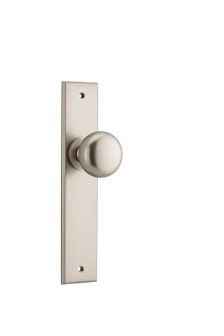 Iver TRA14946 Door Knob Cambridge Chamfered Latch Satin Nickel