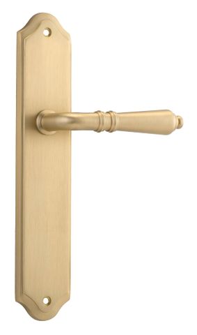 Door TRA15212 Lever Sarlat Shouldered Latch B/Brass H250xw48xp57mm