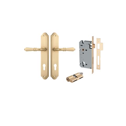 Dr TRA15212KENTR60KK Lvr Srlt Shouldered Euro B/Brass H250XW48XP57 Entr Kit