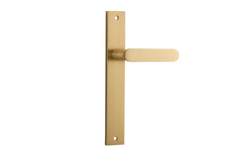 Iver TRA15248 Door Lever Bronte Rectangular Latch Brushed Brass