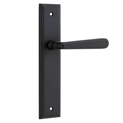 Door TRA12878 Lever Copenhagen Stepped Latch Pr Mb H237xw50xp61mm
