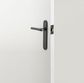 Door TRA12900 Lever Helsinki Oval Latch Pr Matt Black H240xw40xp44mm