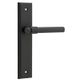 Door TRA12902 Lever Helsinki Stepped Latch Pr Mb H237xw50xp44mm