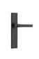 Door TRA12904 Lever Helsinki Chamfered Latch Matt Black H240XW50XP60