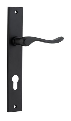 Door TRA12920E85 Lever Stirling Rect Euro Pr Mb Ctc85mm H240xw38xp64mm