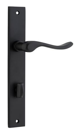 Door TRA12920P85 Lever Stirling Rect Priv Pr Mb Ctc85mm H240xw38xp64mm