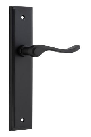 Door TRA12926 Lever Stirling Stepped Latch Pr Mb H237xw50xp64mm