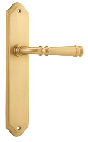Door TRA13218 Lever Verona Shouldered Latch B/Brass H240xw50xp59mm