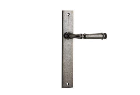Door TRA13706 Lever Verona Rectangular Latch D/Nickel H240xw38xp59mm