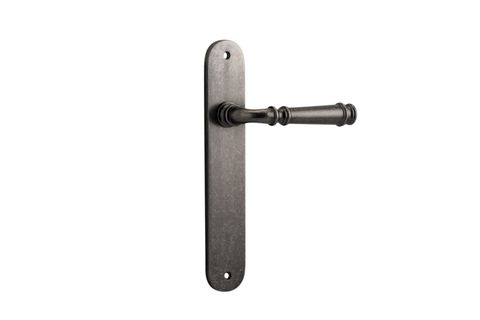 Door TRA13730 Lever Verona Oval Latch D/Nickel H240xw40xp59mm