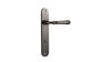 Door TRA13730P85 Lever Verona Oval Priv D/Nickel Ctc85mm H240xw40xp59mm