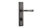 Door TRA13742P85 Lvr Verona Stepped Priv D/Nickel Ctc85mm H240xw50xp59mm