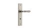 Door TRA13780P85 Lever Sarlat Chamfered Privacy Distressed Nickel CTC85