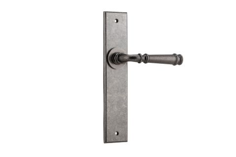 Door TRA13786 Lever Verona Chamfered Latch D/Nickel H240xw50xp59mm