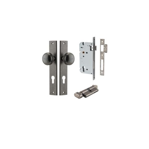 Dr TRA13820KENTR60KT Knob Pdgton Rectg Euro Distress Nic H240XW38XP68 Entr Kit
