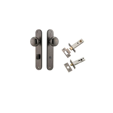 Dr TRA13834KPRIV60 Knob Cbrg Ovl Prv Distress Nic H240XW40XP67 Inblt Prv Kit
